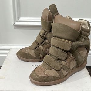 ISABEL MARANT OVER BASKET SUEDE SNEAKER (NWT)